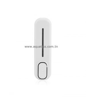 Distributeur de savon à bouton poussoir en ABS blanc 400ml