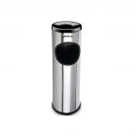Cendrier poubelle sur pieds Roll's 30L INOX