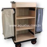 Chariot femme de chambre d'entretien ménager Roll’s