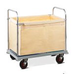 Chariot transport linge Midi avec sac toile lavable Roll's