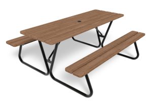 Table de pique-nique roll's idéale pour parc école aire de repos cour d'école